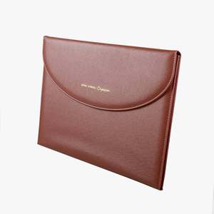 Cartera Portadocumentos de Cuero Zan Yang, Forma de Cartera, Impresión UV Opaca, Colores Beige y Marrón - Product Image 5
