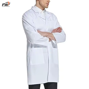 เสื้อกาวน์แพทย์ชายขายดี พร้อมกระเป๋า 3 ช่อง คุณภาพสูง ผ้าถัก ปักโลโก้ได้ตามสั่ง ปี 2025 สีตามสั่ง - Product Image 3