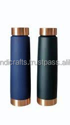 ขวดน้ำทองแดงบริสุทธิ์สำหรับน้ำดื่มจากอินเดียผู้ผลิตขวดน้ำทองแดงบริสุทธิ์จากอินเดีย - Product Image 3