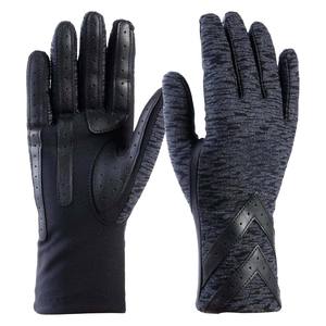 Gants d'équitation unisexes d'hiver imperméables, respirants, antidérapants, à doigts entiers, en cuir PU et coton pour l'entraînement équestre - Product Image 4