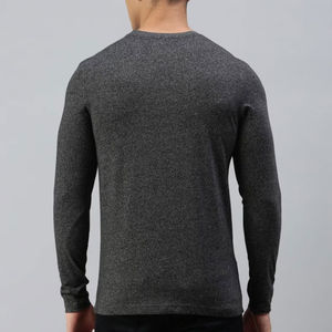 T-shirts à manches longues pour hommes, coupe classique, personnalisés, de qualité supérieure, 100% coton, écologiques, séchage rapide, nouveau style, col rond - Product Image 3