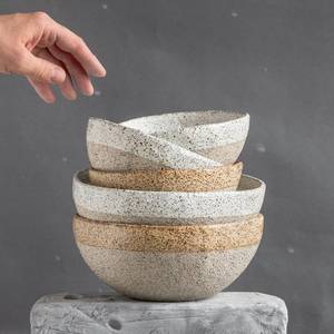 Universa Overseas High Quality Concrete Texture Salad Serving Bowls Wholesale <b>Tableware</b> Bowl Plate OEM Colors BY UO FROM INDIA - Product Image 6