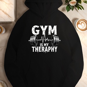 GYM IS MY THERAPY sudaderas casuales de mujer - Product Image 3