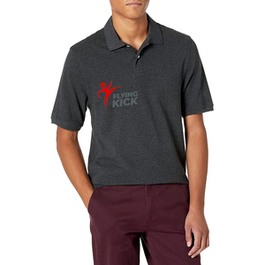 Prix de gros T-shirt pour homme 100% coton, coupe classique, 180g, poids lourd, respirant, séchage rapide, logo personnalisé - Product Image 1