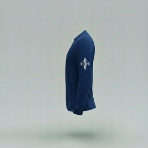 T-shirt à manches longues pour homme de qualité supérieure 2026, col rond, 100% coton, style décontracté, surdimensionné, personnalisé sur demande, RIVIAN ATLANTIC - Product Image 5