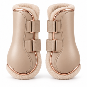 Bottes de brossage pour chevaux de qualité supérieure, avec design flexible, intérieur doux et fermeture fiable, pour l'entraînement, la compétition et l'usage quotidien. - Product Image 5