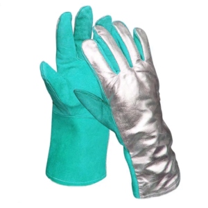 Gants de soudage en cuir résistants à la chaleur, en feuille d'aluminium, résistants aux hautes températures, en Para Aramid, pour la lutte contre les incendies industriels - Product Image 3