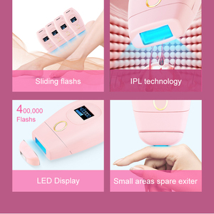 Appareil d'épilation IPL portable, indolore, pour usage domestique, avec manuel d'utilisation en anglais - Product Image 4