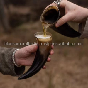 Cuerno Vikingo Tallado a Mano de Primera Calidad, Cuerno de Buey, Vaca o Búfalo, Artículo Decorativo de Colección, Regalo, Decoración para el Hogar - Product Image 2