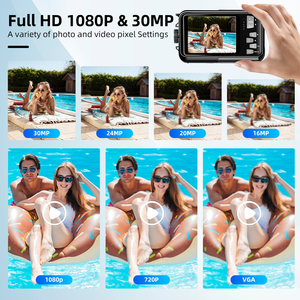 Caméra numérique étanche avec enregistrement vidéo Full HD 30MP - Product Image 4