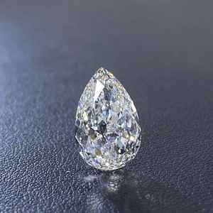 Diamante suelto brillante de corte pera, cultivado en laboratorio, con corte excelente, CVD HPHT, certificado por IGI, para la fabricación de joyas. - Product Image 1