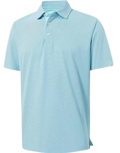 Camisas de Golf Jacquard para Hombre, Manga Corta, Elásticas, de Secado Rápido, Casuales, con Cuello, 100% Algodón Transpirable, Personalizables - Product Image 4