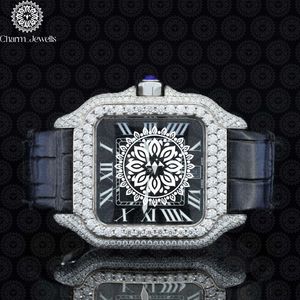 Montre de luxe Charm Jewells en acier inoxydable, bracelet en acier inoxydable, mouvement mécanique analogique, 40 mm, résistance à l'eau 10 bars, automatique - Product Image 1