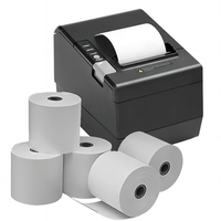 Rouleaux de papier thermique premium pour caisse enregistreuse 80 mm x 80 mm pour impression de reçus de point de vente