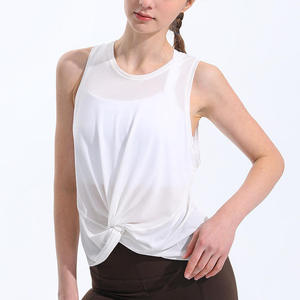 Hauts unisexes rouges à taille haute, ajustés, respirants, anti-humidité, avec taille élastique, couleur unie, pour printemps, été, automne, avec logo - Product Image 5