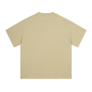 Camisetas Personalizadas de Alta Calidad para Hombre, Manga Corta, Cuello en V, 100% Algodón, Transpirables, de Secado Rápido, con Ribete en Contraste y Logotipo Personalizado, 2026 - Product Image 2
