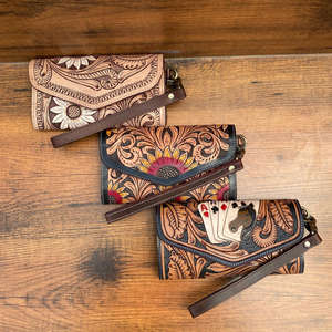 Cartera de mano de cuero para mujer, tarjetero de alta calidad, tarjetero de cuero genuino, novedad de 2025 - Product Image 4