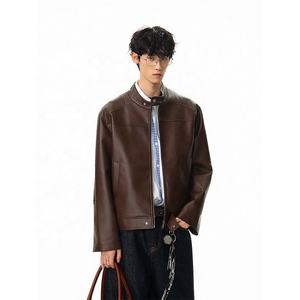 Blouson d'hiver matelassé noir pour homme, col montant, coupe élégante et moderne, coupe ajustée, coupe-vent, fermeture éclair frontale, style urbain haut de gamme - Product Image 6