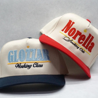 Gorra de Béisbol Unisex de Poliéster Reciclado de Dos Tonos, Ajustable, con Logotipo Bordado, Gorra de Béisbol Personalizada con Logotipo, Venta al Por Mayor ODM