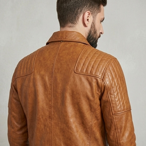 Veste en cuir pour homme de qualité supérieure, vêtements de moto, veste en cuir pour homme conçue avec du cuir durable et des coutures renforcées - Product Image 6