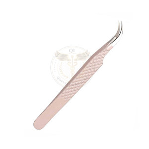 Pinces à cils professionnelles de qualité supérieure en acier inoxydable, pointe lisse, antistatiques, durables, logo personnalisé, pinces de soin personnel - Product Image 6