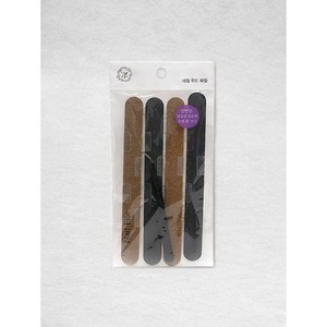 4pcs Lime à ongles professionnelle en bois K Beauty Nail Supply Made in Korea Manucure Pédicure Emery Board Kit - Product Image 1