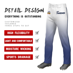 Pantalon d'uniforme de baseball et softball unisexe grande taille pour adulte, taille élastique, tissu respirant, extensible dans les quatre sens, imprimé drapeau, confortable - Product Image 6