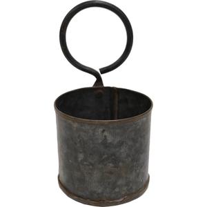 Vintage <b>Rustic</b> Iron Hanging Bottle Holder Flower Vase Pot Decorative Kitchen Utensil Holder for <b>Console</b> <b>Table</b> Living Room - Product Image 1