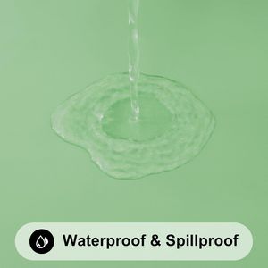 Tovaglia Rettangolare Pieghevole 6ft con Elastico, Rivestimento in Vinile Impermeabile e Lavabile con Retro in Flanella - Product Image 2