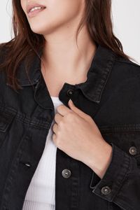 Women Denim <b>Jacket</b> Technical Fabric Jean Outerwear Performance Wear - Product Image 4