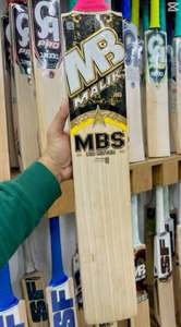 ไม้คริกเก็ต Mb Malik MBS Big Hitter ทำจากไม้ Willow ของอังกฤษ โปรไฟล์เต็มรูปแบบ จุดหวานต่ำ-กลาง น้ำหนักเบา ทนทาน ผลิตด้วยกรรมวิธีการอัดแน่น - Product Image 2
