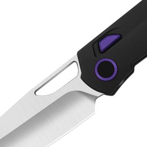 Couteaux pliants d'extérieur avec lame noire affûtée, poignée courbée durable et conception compacte pour une utilisation facile en poche - Product Image 5