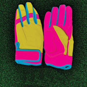 Professional style baseball batting <b>gloves</b> <b>with</b> contoured fit and superior bat <b>grip</b> to enhance power and precision For men - Product Image 5