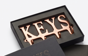 Modern Metal Wall <b>Hook</b> With Keys Name Design Perfect For Elegant Home Organization And Decorative Storage Solutions - Product Image 2