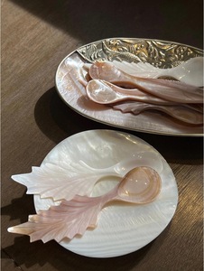 Luxury Mother of Pearl <b>Spoon</b> Handmade Shell <b>Spoon</b> for Dessert Coffee and Caviar <b>Serving</b> - Product Image 3
