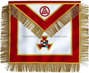 Tablier maçonnique personnalisé Rite de York, chapitre Royal Arch, broderie haut de gamme, fournisseur de tabliers de régalia maçonniques - Product Image 6