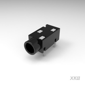 Connecteur XKB PJ-3200 Prise jack 3,5 mm traversante 30V 500mA ROHS pour équipement audio PCB - Product Image 1