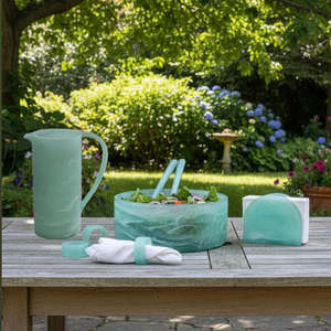 Bol en résine fait main, bol décoratif en résine, bol en résine personnalisé, saladier en résine, bol de service en résine, bol à fruits en résine - Product Image 4