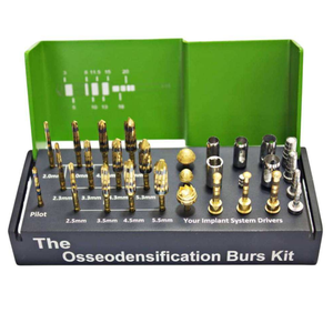 Kit de 29 Piezas de Fresas de Acero Inoxidable con Certificación CE para Osseodensificación, Cirugía de Implantes Dentales, Manual, Alta Calidad, Densificación Ósea - Product Image 1