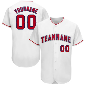 Men Women Youth Adults Full Button Baseball Jersey Uniform Custom Athletic Team Apparel - Product Image 1