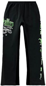 ชุดเซ็ตสตรีทแวร์ทรงขาบานแบบสั่งทำ OEM ODM ผ้าเฟรนช์เทอร์รี่เนื้อหนา พิมพ์ลายพัฟฟ์ กางเกงวอร์มขาบานและเสื้อฮู้ดดี้สำหรับผู้ชาย - Product Image 5