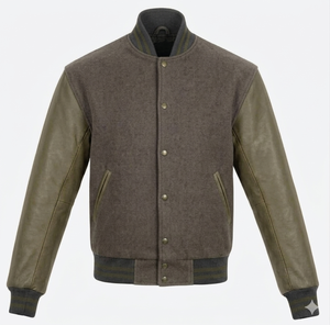 Custom High Quality Men's Unisex Vintage Baseball Varsity Jackets Breathable Quick Dry Plain Front Logo Winter - Product Image 2