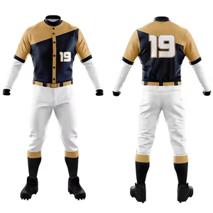 Athletic Apparel For Professional Training And Sports Events Premium Men <b>Baseball</b> Uniform Sublimated Sportswear <b>Set</b> For Clubs - Product Image 1