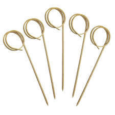 Los Más Vendidos: Palillos de Bambú de 12 cm, Redondos y en Forma de Corazón, para Cócteles, Sándwiches, Hamburguesas y Buffet - Product Image 3
