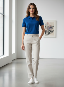 Chemise décontractée élégante pour homme 100 % coton avec poche, anti-plis, manches courtes, imprimé brodé personnalisable, confortable pour temps chaud - Product Image 5