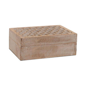 Cofre de Madera Económico para Recuerdos Personales, Recuerdos de Boda, Joyas, Regalos Especiales con Acabado Rústico Hecho a Mano por Aaliyan Impex - Product Image 2