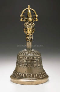 Campana Tibetana de Meditación Clear-Tone – Set Ritual de Ghanta Vajra de Latón Hecho a Mano para Estudios de Yoga y Espacios Espirituales - Product Image 3