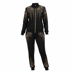 Vêtements de sport en coton personnalisés avec logo brodé en diamant surdimensionné, style streetwear, délavé au soleil, effet vieilli, rétro, décontracté, pour sports d'hiver - Product Image 3