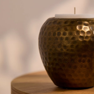 Premium Decorative <b>Gold</b> <b>Candle</b> <b>Holder</b> | Tabletop Accent for Wedding & Event Decoration - Product Image 3