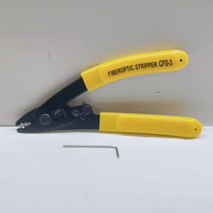 Dénudeur de fibre optique CFS-3 à trois ports, pince à dénuder les câbles, outils de fusion FTTH monomode/multimode, garantie 12 mois - Product Image 4